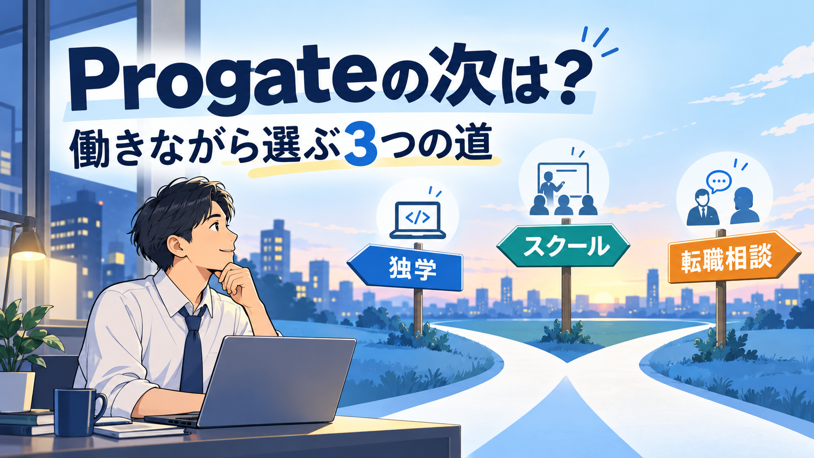 Progateの次に選ぶ3つの道